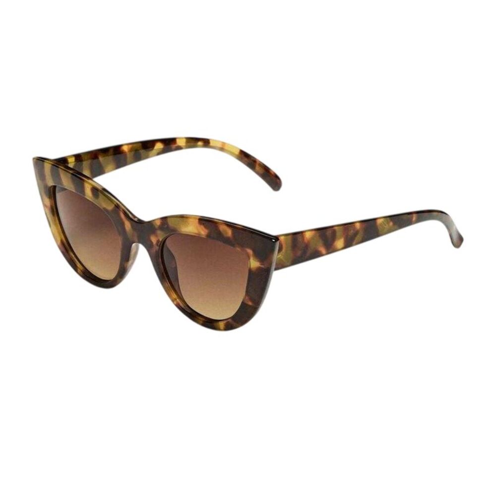 Pieces Womens/Ladies Donai Tortoise Shell Sunglasses / Brown
